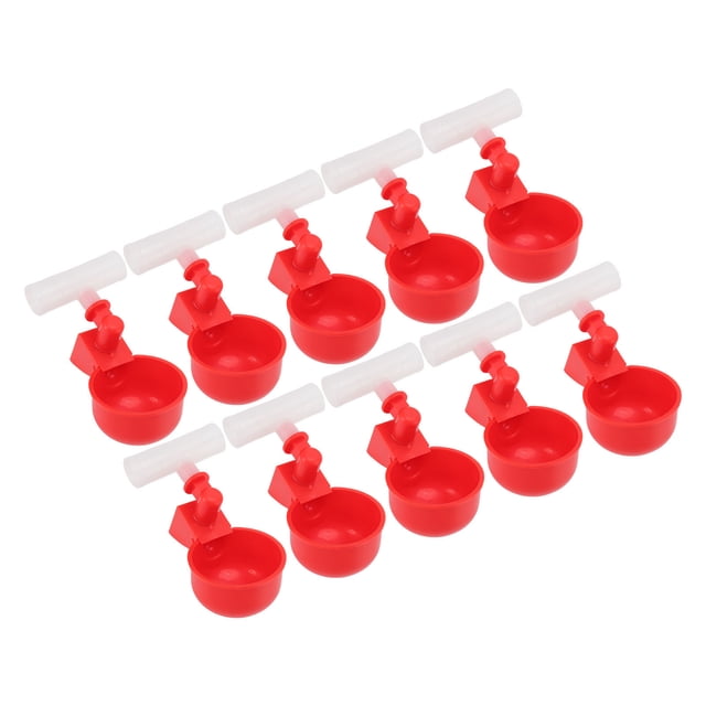 Tazón Automático Para Beber Pollo ANGGREK 10 Juegos De Vasos De Agua Para Palomas De Alta Resistencia
