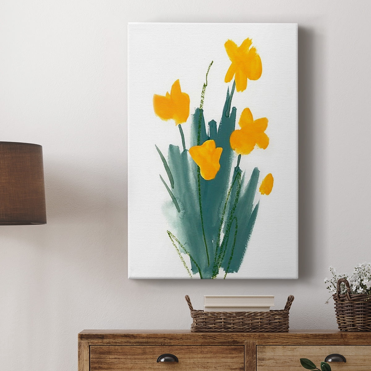 Daffodil Bunch II Premium Gallery Wrapped Canvas - Ready to Hang