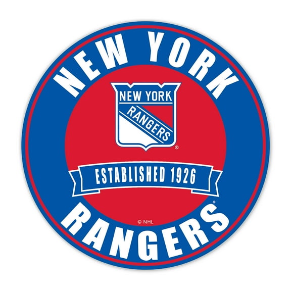 New York Rangers 24" Circle with Banner