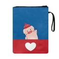 thumbnail image 2 of HELLHERO Book Sleeve Protector Pouch Book Carrying Case Polyester Fabric Pocket Reusable with Waterproof Carrying Book Case, Hat Pig, 2 of 8