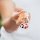 thumbnail image 5 of 8 llaveros creativos con forma de balón de fútbol, llavero colgante de simulación de balón de fútbol., 5 of 8