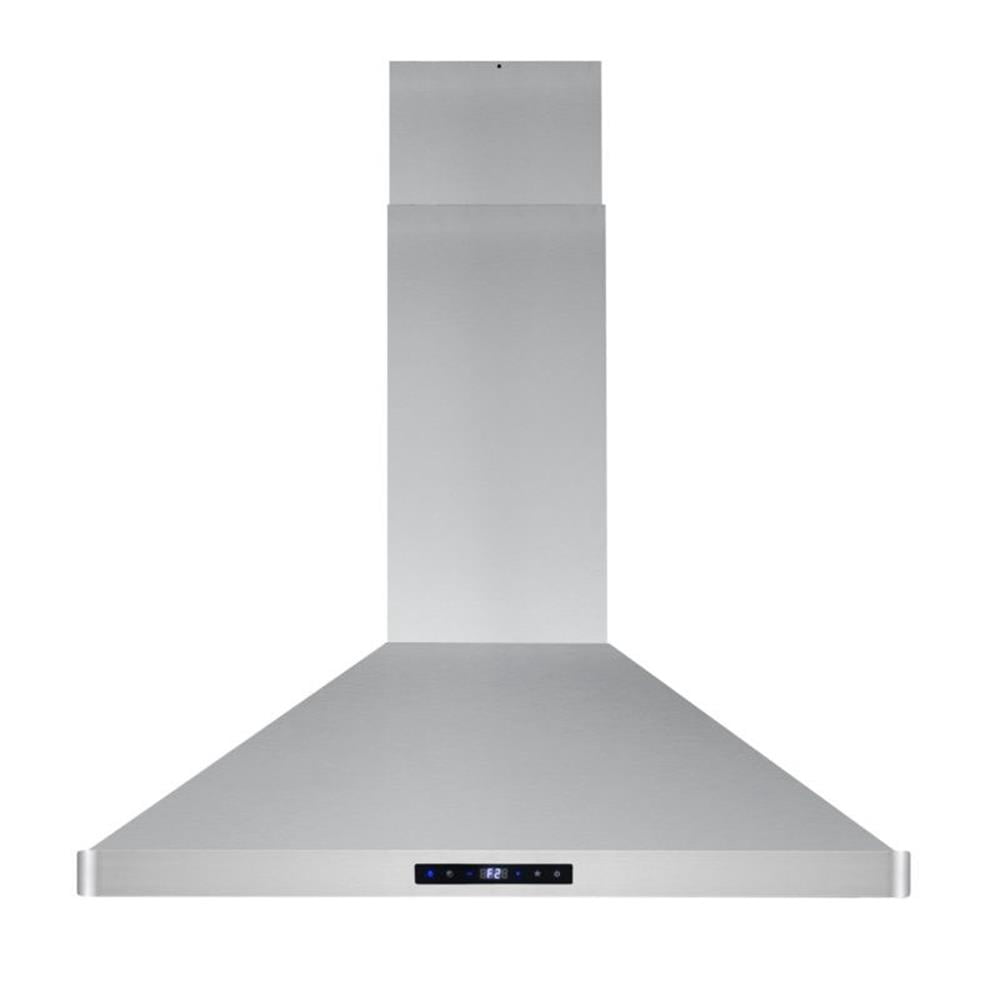 Pemberly Row 36 in. 380 CFM Ducted Island Range Hood in Stainless Steel