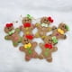 thumbnail image 1 of Decoraciones para árboles de Navidad de 12 cm, adornos de hombre de jengibre de felpa de 6 uds, colgante tradicional de hombre de jengibre de Navidad, con varios lazos kaili Sencillez, 1 of 6