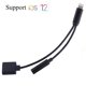 thumbnail image 1 of Cable De Extensión 2 En 1 Negro Jormftte 2033778-1, 1 of 7