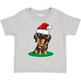 thumbnail image 3 of Inktastic Christmas Dachshund Dog Santa Boys or Girls Toddler T-Shirt, 3 of 5