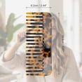 thumbnail image 2 of Unique Bargains 1 Pc Nineteen-tooth Rectangular Hair Comb Tortoiseshell Color Acetate Sheet, 2 of 6