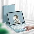 thumbnail image 6 of Timoom iPad 9th 8th 7th Generation 10.2 inch/Air 3 Pro 10.5 inch Keyboard Case with Cute Round Key Color Keyboard 2021 iPad 9 8 7 Detachable Touch Keyboard Cover, 6 of 7