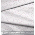 thumbnail image 2 of Soimoi White Cotton Poplin Fabric Brush Stroke Abstract Decor Fabric Printed Yard 56 Inch Wide, 2 of 3
