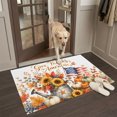 thumbnail image 2 of Entryway Rug 2'x3', Thanksgiving Fall Kitchen Runner Rugs Non-Slip Carpet Mats, Pumpkin USA Flag Sunflowers Maple Leaf Bedside Rugs Runners Washable Floor Carpet for Bathroom Laundry Room, 2 of 8