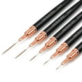 thumbnail image 1 of Set de 5 pinceles liner para nail art Komall, finos y de detalle, 1 of 6