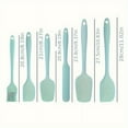 thumbnail image 5 of 5pcs/6pcs Nordic Color Silicone Kitchen Baking Set, Kitchenware Supplies, Large Scraper/Small Scraper/Large Scraper/Small Scraper/Oil Brush/Long Spatula, Macaron Color Baking Tools, Cake Cream Spatula, 5 of 25