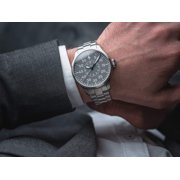 Laco Aachen Grau 42 Automatic / Metal Bracelet | Gray Dial
