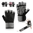 thumbnail image 3 of """Guantes Gym Tacticos Pesas Crossfit Muñequeras Mujer Hombre Talla G Lab.G negro """, 3 of 5
