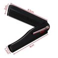 thumbnail image 3 of 1 Uds. Herramientas de peluquería para hombres y mujeres, peine plegable de bolsillo portátil, bigote, barba, herramienta de belleza y estilismo, 3 of 5