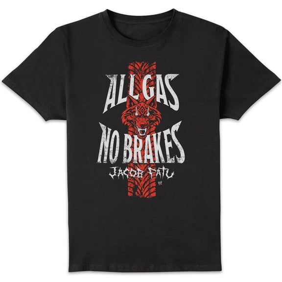 Official WWE All Gas Adults T-Shirt - Black