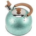 SHISUYAN Stainless Steel Whistling Tea Kettle with Wood Handle 2L