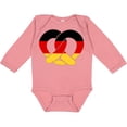thumbnail image 3 of Inktastic German Flag in Pretzel Shape Boys or Girls Long Sleeve Baby Bodysuit, 3 of 5