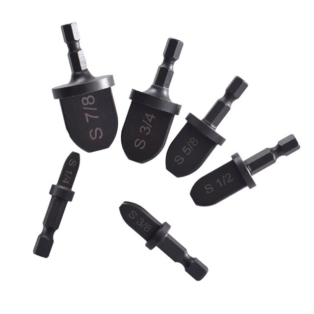 Broca expansora de tubo, 6 piezas de taladro expansor de tubo, kit de estampado de tubería expansor de tubo de cobre, probado profesionalmente