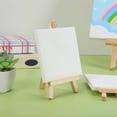 1 Set Mini Canvas Easel Desktop Easel Display Stand Wood Easel
