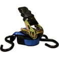 thumbnail image 4 of Everest 8-PK 1in x 10ft Blue Ratchet Tie Down Straps 1500LBS Break Strength 500LBS WLL, 4 of 8