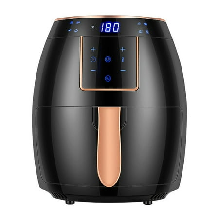 

Air Fryer 5.5L Household Large Capacity 1300W Big Firepower Timing Touch Screen LCD Electric Air Fryer with Bakeware