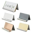 thumbnail image 2 of 10Pcs 304Stainless Steel Card Holder Business Card Stand Desk Card Display Stand, 2 of 15