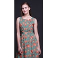 thumbnail image 2 of Bimba Robe Longue Débardeur Maxi à Fleurs pour Femme, Col Rond, Imprimée, Robe de Soirée - X-Grand, 2 of 6