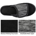 thumbnail image 4 of Sofora by RockDoves Men's Adjustable Wrap Memory Foam Slide Slipper, 4 of 6