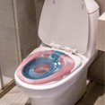 thumbnail image 4 of Toilet Seat Sitz Bath Women Bidet Hip Bath Set with Flusher PP Materials High Temperature Resistance Versatile Universal for Daily Cleansing Red, 4 of 5