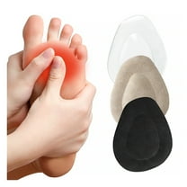 3 Pairs Anti-slip Silicone Gel Inserts for Plantar Fascitis Gel Half Insoles for Shoes Women Forefoot Anti-Pain Insert Foot High Heels