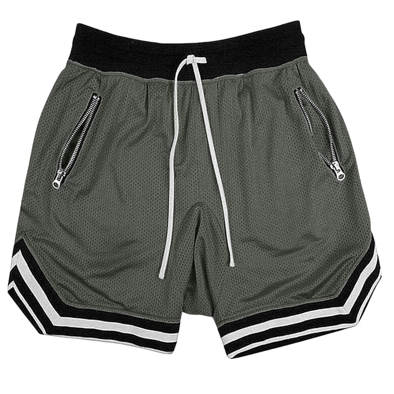 Dolkfu Summer Shorts for Men Athletic Mesh Shorts Breathable