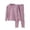 p-192Purple682, variant on CAIVO Kids Thermal Pajamas Set Striped Mock Neck Long Sleeve Tops Dinosaur Print Long Pants Boys Girls 2 Piece Warm Base Layer Pjs