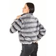 thumbnail image 2 of Chamarra de peluche juvenil Roman Fashion gris, 2 of 5