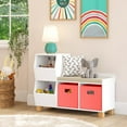 thumbnail image 4 of Kids Catch-All Multi-Cubby Storage Bench – White, 4 of 7