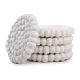 thumbnail image 2 of Artisan Crafted 100% Wool Trivets, Heat Resistant Coasters For Your Dining Table, Thick Absorbent Design Ensures No Water Rings, Non-Slip Liner For Added Stability, Easy To Clean And Store, 2 of 5