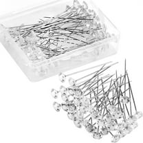 Corsage Pins, 100PCS Diamond Bouquet Pins,0.8*5.2cm Crystal Rhinestones Floral Pins, Boutonniere pins for Flower Bouquets Wedding Bridal Hair Accessories Jewelry Decor DIY Craft Sewing