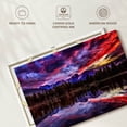 thumbnail image 6 of Elephant Stock Rocky Mountain Reflection Wall Art - Horizontal Canvas Wall Art - Living Room Wall Decor - Photography Nature Canvas - Blue And Red Decor - 51" x 34", 6 of 8