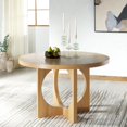 thumbnail image 2 of Safavieh  Couture Feliciabella Round Top Dining Table - 47Wx47Dx30H Natural, 2 of 5