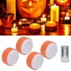 thumbnail image 1 of Luces decorativas, 4 luces LED de calabaza, luces LED, iluminación interior, grado profesional, 1 of 8