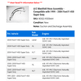 thumbnail image 2 of A/C Manifold Hose Assembly - Compatible with 1999 - 2004 Ford F-450 Super Duty 2000 2001 2002 2003, 2 of 2