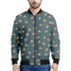 thumbnail image 3 of Bonita chaqueta con cremallera y estampado de zorro en 3D para hombre, abrigo con estampado de animales para niños, chaqueta informal de calle con cremallera, sudadera de manga larga tipo bombardero, 3 of 5