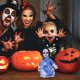 thumbnail image 4 of Juguete Resplandor De Halloween Glow Toy Halloween Sound Control Halloween Ghost Doll Party Decor (C), 4 of 4