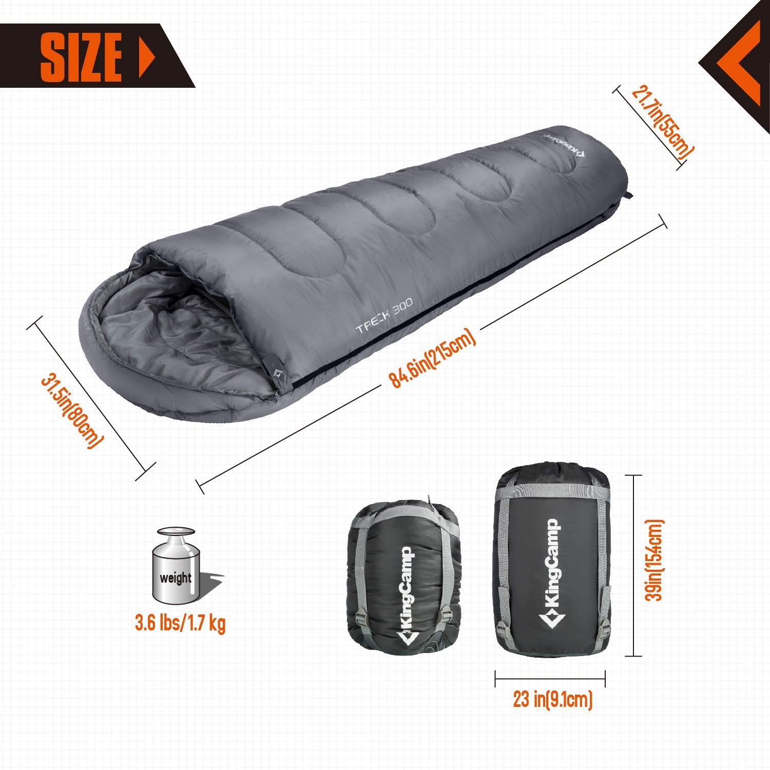 Kingcamp Treck 300 All Season Warm Comfort Lightweight Easy Compress Mummy Sleeping Bag For Camping Hiking Carry Bag Included Walmart Com Walmart Com Kingcamp Treck 300 All Season Warm Comfort Lightweight Easy Compress Mummy Sleeping Bag For Camping Hiking Carry Bag Included Walmart Com Walmart Com