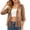 Khaki*, variant on Womens Chiffon Kimono Cardigans Beach Cover Ups Swimwear Puff 3/4 Sleeve Loose Casual Summer Tops