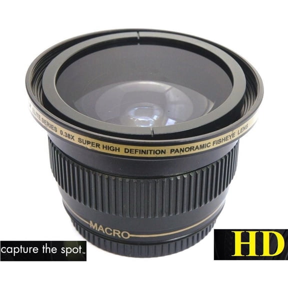 Pro Hi Def Fisheye Lens for FujiFilm X-T3 (58mm Compatible)