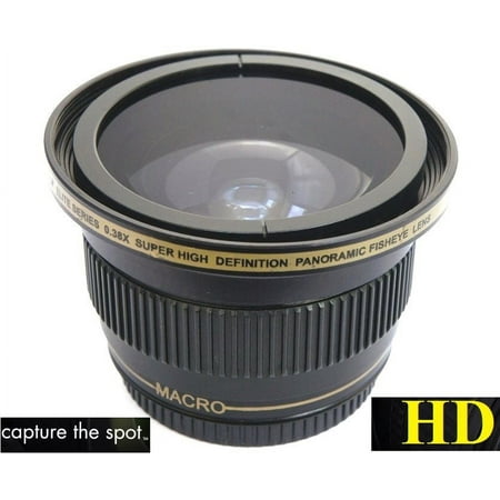 Pro Hi Def Fisheye Lens for FujiFilm X-T3 (58mm Compatible)