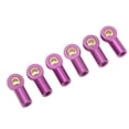 thumbnail image 1 of Embout de Biellette M3, Tête de Biellette M3 Haute Précision 6 Pcs Léger Finition Soignée pour Modification RC Bleu, Violet, 1 of 7