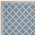 thumbnail image 5 of SAFAVIEH Beach House Nima Trellis Indoor/Outdoor Area Rug Blue/Cream, 8'6" x 12', 5 of 7