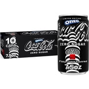 Coca-Cola Zero Sugar OREO Limited Edition Soda Pop Fridge Pack Mini Cans, 7.5 fl oz, 10 Pack