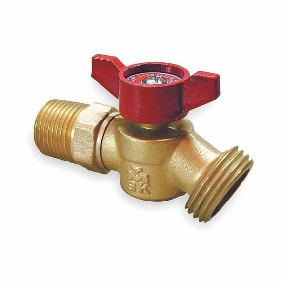 Manufacturer Varies Hose Bibb,Quarter Turn,No Kink,1/2 In M 102-353HN